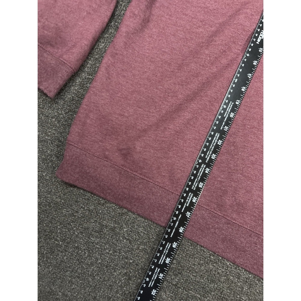 Ariat Pullover Hooded Sweatshirt Men's 3XL Burgundy Drawstrings Heavyweight Logo - Picture 6 of 7